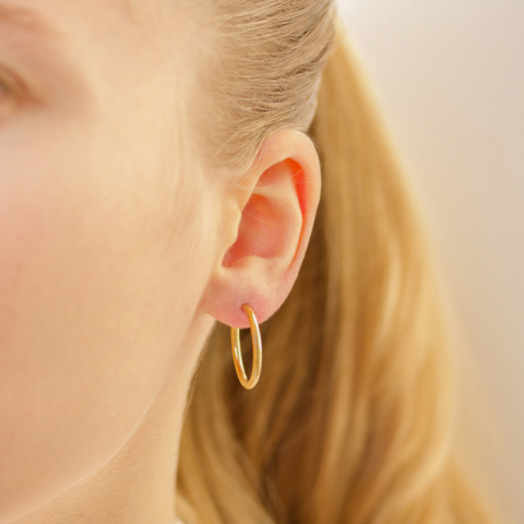 22 mm vattentät creol i förgyllt stål - OCEANA