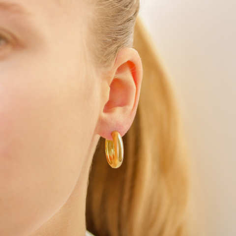 21 mm vattentät creol i förgyllt stål - OCEANA