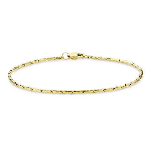 vattentät armband i förgyllt stål  x 1,5 mm 