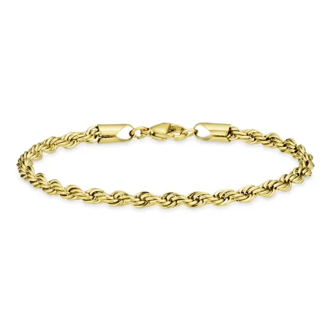 vattentät armband i förgyllt stål  x 3,50 mm 