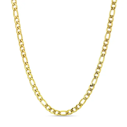vattentät halsband i förgyllt stål  x 5,0 mm 