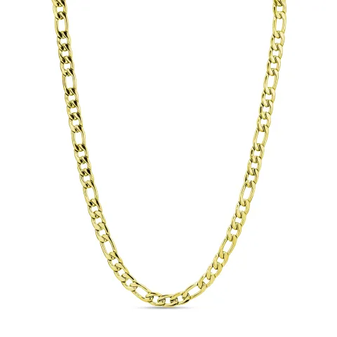 vattentät halsband i förgyllt stål  x 6.50 mm 