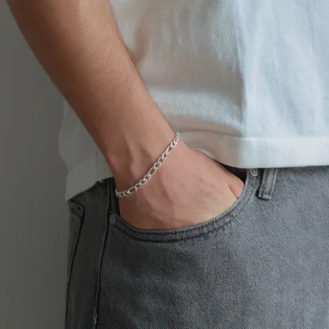 vattentät armband i stål  x 5,0 mm 