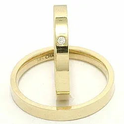 Vigselsringar i 9 karat guld 0,02 ct