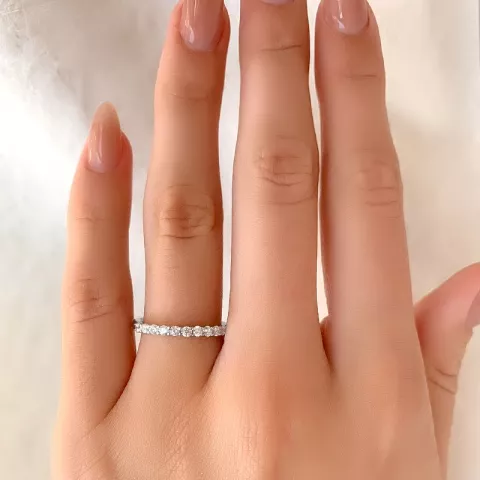Ring i rhodinerat silver