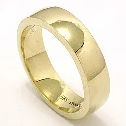 Vigselsring i 14  karat guld