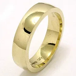 Vigselsring i 14  karat guld