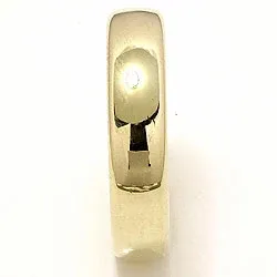 oval vigselsring i 14  karat guld