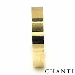 Platt man vigselsring i 14  karat guld