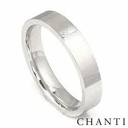 Vigselsring i 14  karat vitguld