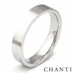 Vigselsring i 14  karat vitguld