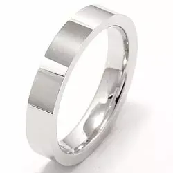 Vigselsring i 14  karat vitguld