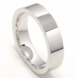 Vigselsring i 14  karat vitguld