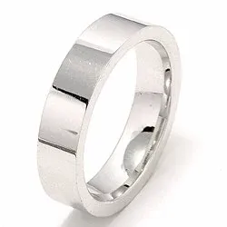 Vigselsring i 14  karat vitguld