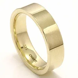 vigselsring i 14  karat guld