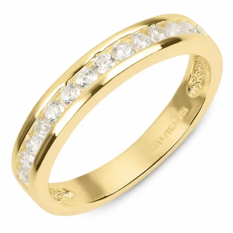 förgylld ring i förgyllt silver