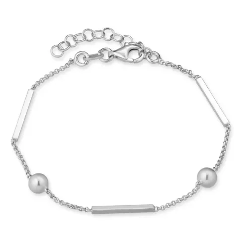 kulkedjearmband i silver 17 plus 3 cm x 5,0 mm