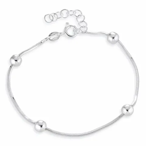 kulkedjearmband i silver 17 plus 3 cm x 5,1 mm