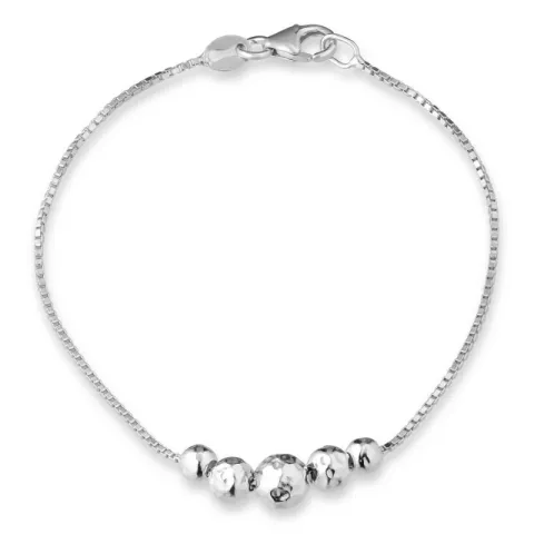 kulkedjearmband i silver 17, 18cm x 5,8 mm