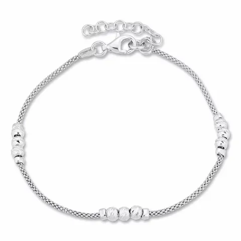 kulkedjearmband i silver 17 plus 3 cm x 3,9 mm