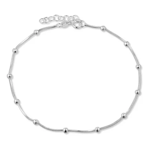fotlänk i silver 24 plus 3 cm x 3,1 mm