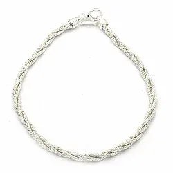 Vridet armband i silver x 2,5 mm