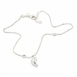 delfin fotlänk i silver