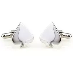 poker manschettknappar i Rostfritt stål