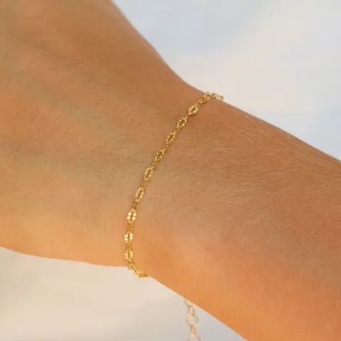 armband i förgyllt silver  x 