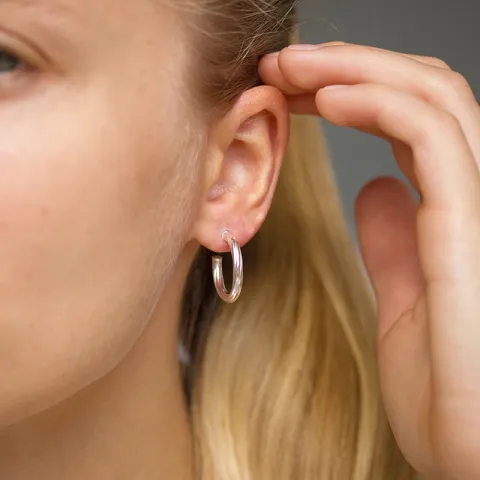 20 mm halvcreol i silver