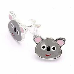mus barnörhängen i silver