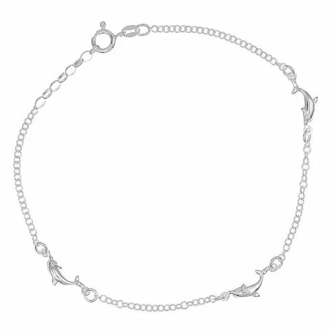 delfin fotlänk i silver