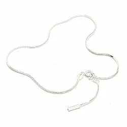 Fotlänk i silver x 1,0 mm