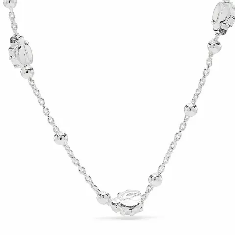 nyckelpiga hängen med halskedja i silver