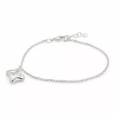 stjärna armband i silver