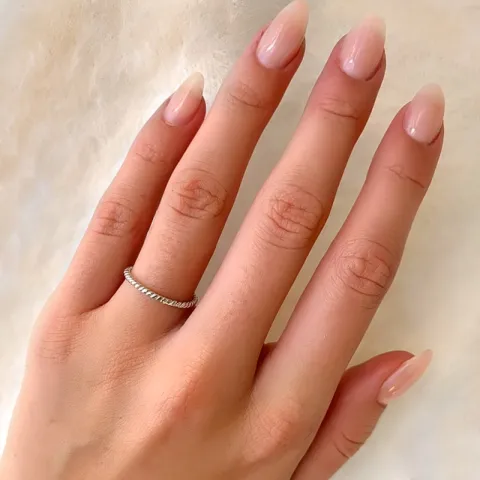 Billig Simple Rings ring i silver