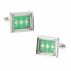Fotboll manschettknappar i Rostfritt stål