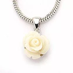 Rose Beauty hängen i silver