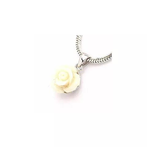 Rose Beauty hängen i silver