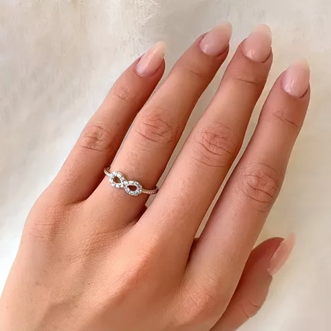 Infinity ring i silver