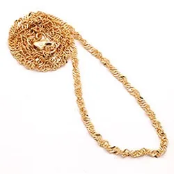 BNH singaporehalsband i 14 karat guld 45 cm x 2,9 mm