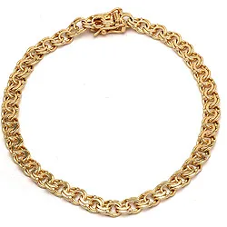 BNH bismark armband i 14 karat guld 17 cm x 6,1 mm