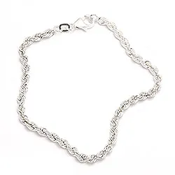 BNH cordel armband i silver 17 cm x 3,2 mm