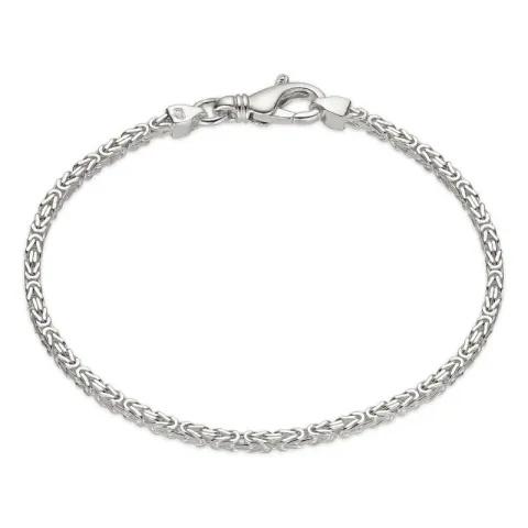 kungalänk armband i silver 17 cm x 2,0 mm