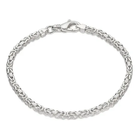 kungalänk armband i silver 17 cm x 2,8 mm