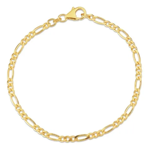 figaroarmband i 8 karat guld 18,5 cm x 2,8 mm