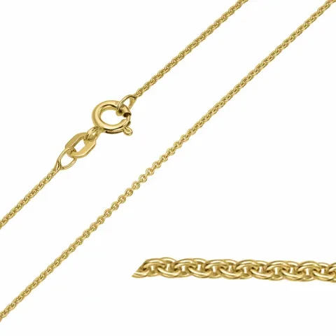 BNH Anker runda halsband i 8 karat guld 45 cm x 1,2 mm