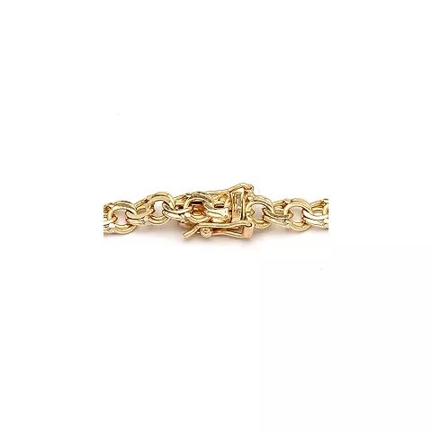 BNH bismark armband i 14 karat guld 18,5 cm x 4,5 mm