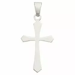Vitguld BNH kors i 14 karat vitguld