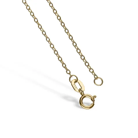 Namnhalsband med hänge i 9 karat guld - My Letter